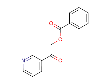 Molecular Structure of 875783-82-7 (Ethanone, 2-(benzoyloxy)-1-(3-pyridinyl)-)