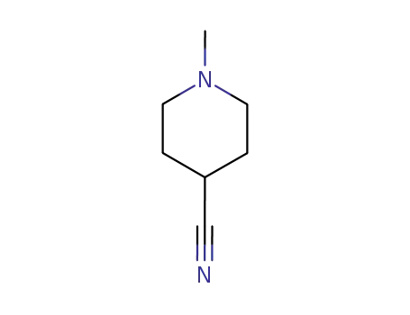 Molecular Structure of 20691-92-3 (1-METHYL-PIPERIDINE-4-CARBONITRILE)