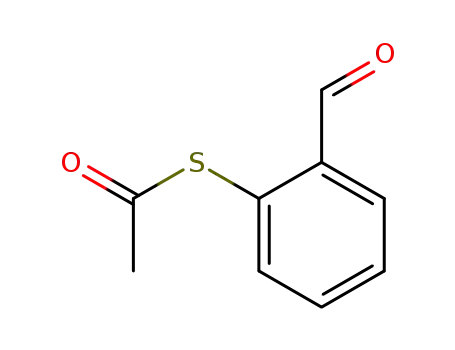 Molecular Structure of 119011-44-8 (o-Thioacetoxybenzaldehyde)