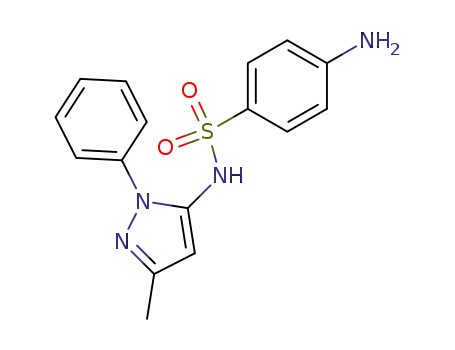 Molecular Structure of 852-19-7 (sulfapyrazole)