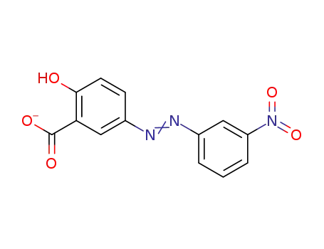 4-(3-nitrophenylazo)-salicylate ion