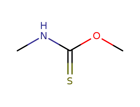 Molecular Structure of 14128-35-9 (Carbamothioic acid,N-methyl-, O-methyl ester)