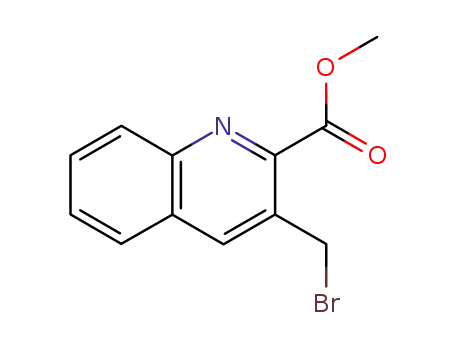 Molecular Structure of 54934-04-2 (2-Carbomethoxy-3-brommethylchinolin)