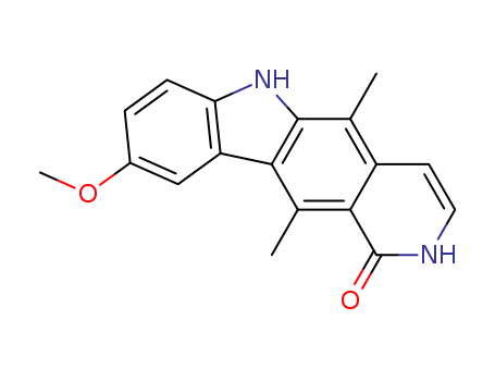 1H-Pyrido[4,3-b]carbazol-1-one,2,6-dihydro-9-methoxy-5,11-dimethyl-