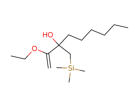 2-ethoxy-3-trimethylsilanylmethyl-non-1-en-3-ol