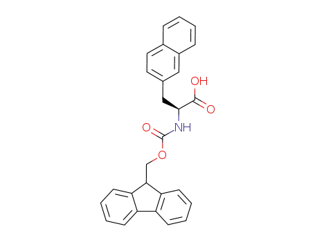 Molecular Structure of 186320-03-6 (2-(9H-FLUOREN-9-YLMETHOXYCARBONYLAMINO)-3-NAPHTHALEN-2-YL-PROPIONIC ACID)