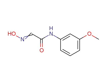 Molecular Structure of 6966-87-6 ((2E)-2-(HYDROXYIMINO)-N-(3-METHOXYPHENYL)ACETAMIDE)