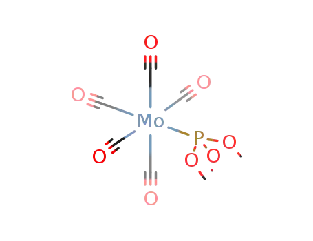 Molecular Structure of 15631-20-6 (Molybdenum,pentacarbonyl(trimethyl phosphite-kP)-, (OC-6-22)-)