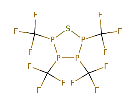 Tetrakis(trifluormethyl)-1-thia-tetraphospholan
