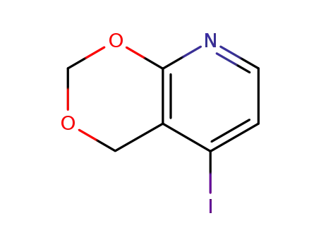 Molecular Structure of 163765-52-4 (4H-1,3-Dioxino[4,5-b]pyridine, 5-iodo-)