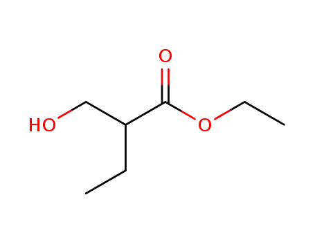 Molecular Structure of 99437-71-5 (ethyl 2-(hydroxymethyl)butanoate)