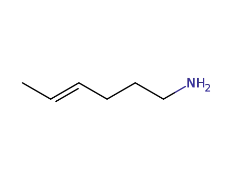 Molecular Structure of 55108-01-5 (4-Hexen-1-amine, (4E)-)