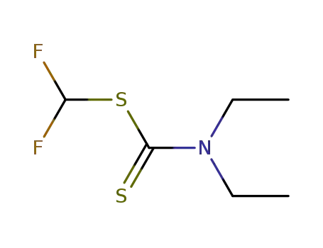 Diethyl-dithiocarbamic acid difluoromethyl ester