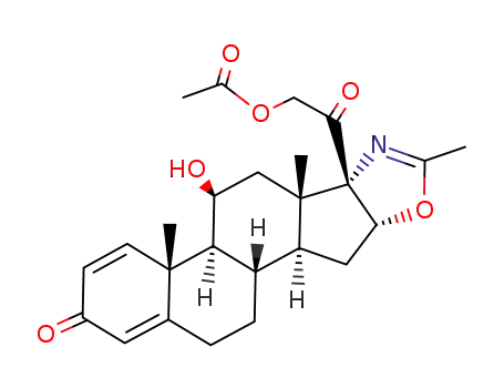 Molecular Structure of 14484-47-0 (Deflazacort)