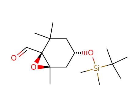 7-Oxabicyclo[4.1.0]heptane-1-carboxaldehyde,
4-[[(1,1-dimethylethyl)dimethylsilyl]oxy]-2,2,6-trimethyl-, (1S,4S,6R)-
