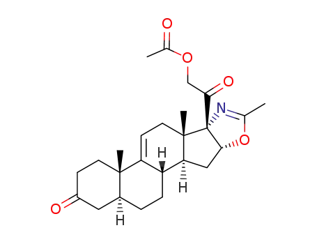 21-acetoxy-2'-methyl-(5α,16β)-pregn-9(11)-eno[17,16-<i>d</i>]oxazole-3,20-dione