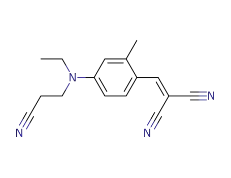 Molecular Structure of 7547-47-9 ([[4-[(2-cyanoethyl)ethylamino]-2-methylphenyl]methylene]malononitrile)