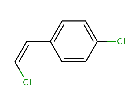 Molecular Structure of 18684-82-7 (Z-1-chloro-4-(2-chloroethenyl)benzene)