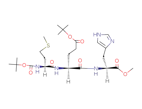 Molecular Structure of 24692-53-3 (N<sup>α</sup>-benzoyloxycarbonyl(γ-O-tert-butyl)glutamylhistidine methyl ester)