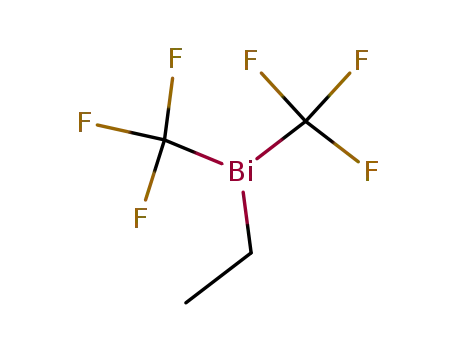 Molecular Structure of 1683-91-6 (Ethyl-bis-trifluormethyl-wismut)
