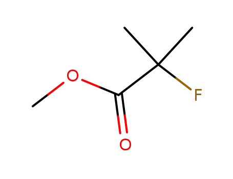 Molecular Structure of 338-76-1 (METHYL 2-FLUORO-2-METHYLPROPIONATE)