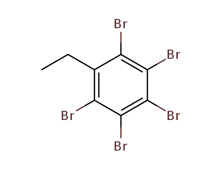 Molecular Structure of 85-22-3 (2,3,4,5,6-PENTABROMOETHYLBENZENE)