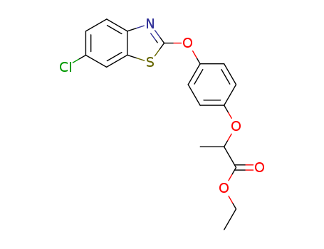 ethyl 2-[4-[(6-chloro-1,3-benzothiazol-2-yl)oxy]phenoxy]propanoate