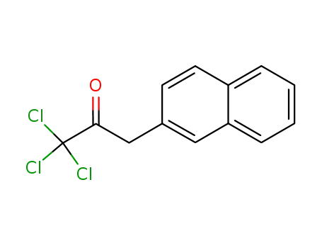 Molecular Structure of 139040-38-3 (2-Propanone, 1,1,1-trichloro-3-(2-naphthalenyl)-)