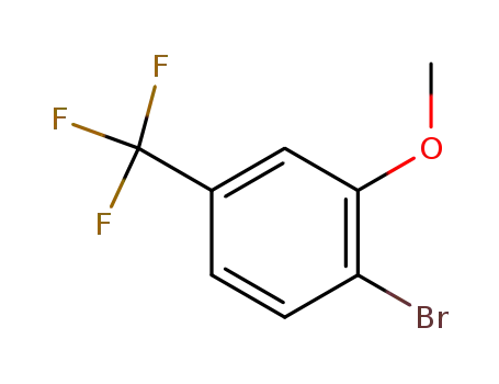 Molecular Structure of 402-07-3 (4-BROMO-3-METHOXYBENZOTRIFLUORIDE)