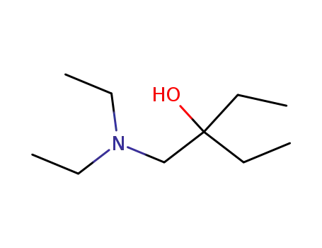 Molecular Structure of 23590-25-2 (3-diethylaminomethyl-pentan-3-ol)