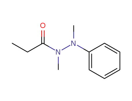 Molecular Structure of 38435-93-7 (Propanoic acid, 1,2-dimethyl-2-phenylhydrazide)