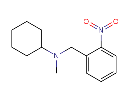Molecular Structure of 80638-08-0 (N-Cyclohexyl-N-methyl-o-nitrobenzylamine)