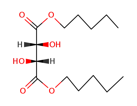 Molecular Structure of 71501-09-2 (dipentyl [R(R*,R*)]-tartrate)
