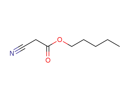 Molecular Structure of 17686-39-4 (Pentyl cyanoacetate)