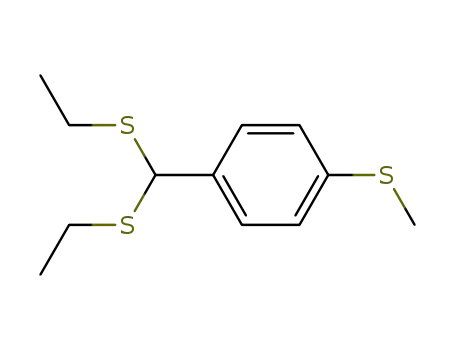1-(Bis-ethylsulfanyl-methyl)-4-methylsulfanyl-benzene