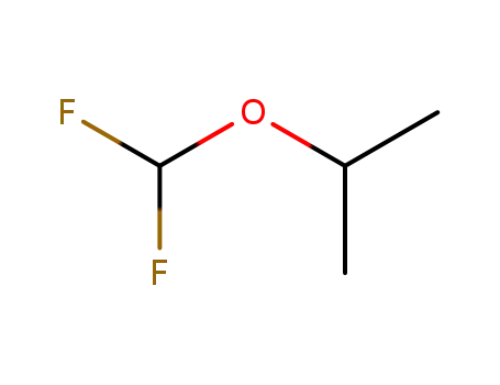 Molecular Structure of 372-13-4 (difluoromethyl-isopropyl ether)