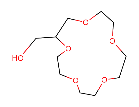 Molecular Structure of 80004-03-1 ((S)-1,4,7,10,13-Pentaoxacyclopentadecane-2-methanol)