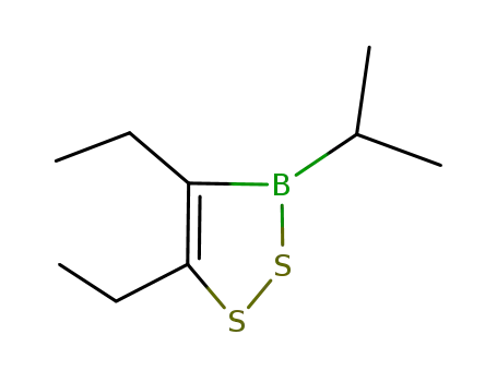 Molecular Structure of 124324-56-7 (4,5-diethyl-3-i-propyl-1,2,3-dithiaborole)