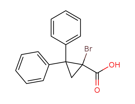 1-Bromo-2,2-diphenylcyclopropane-1-carboxylic acid