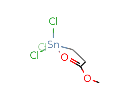 Molecular Structure of 59586-13-9 (3-(TRICHLOROSTANNYL)METHYLPROPANOATE)