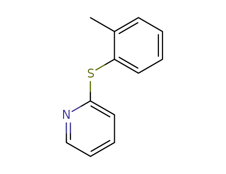 Molecular Structure of 81994-64-1 (Pyridine, 2-[(2-methylphenyl)thio]-)