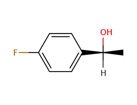 Molecular Structure of 101219-68-5 ((R)-1-(4-FLUOROPHENYL)ETHANOL)
