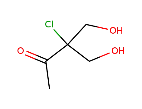 Molecular Structure of 800371-52-2 (2-Butanone,  3-chloro-4-hydroxy-3-(hydroxymethyl)-)