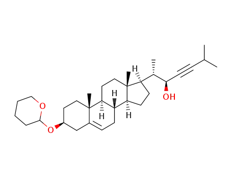 (22S)-3β-tetrahydropyranyloxycholest-5-en-23-yn-22-ol