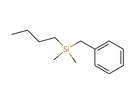 Molecular Structure of 109154-38-3 (benzyldimethyl(n-butyl)silane)