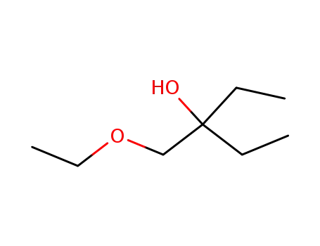 Molecular Structure of 155950-22-4 (3-ethoxymethyl-pentan-3-ol)