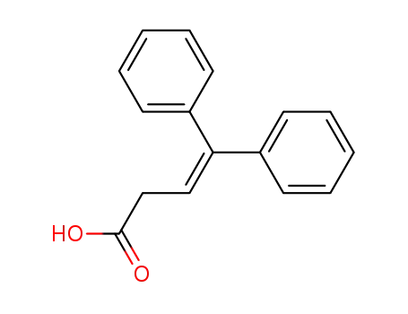 Molecular Structure of 7498-88-6 (4,4-DIPHENYL-3-BUTENOIC ACID)