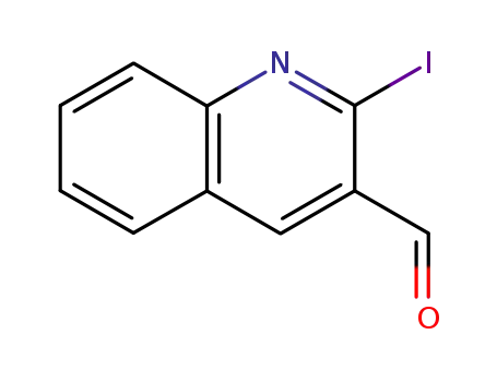 Molecular Structure of 80231-40-9 (2-Iodoquinoline-3-carbaldehyde)