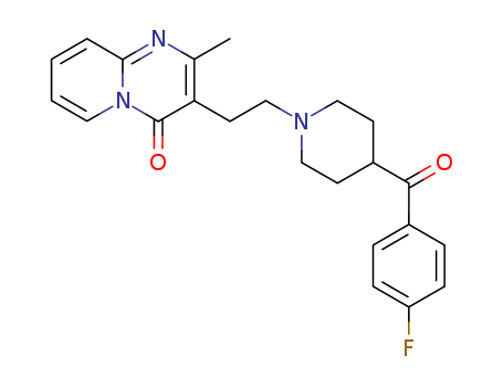 4H-Pyrido[1,2-a]pyrimidin-4-one,3-[2-[4-(4-fluorobenzoyl)-1-piperidinyl]ethyl]-2-methyl-