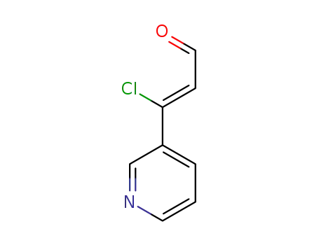 Molecular Structure of 1392279-39-8 ((Z)-3-chloro-3-(pyridin-3-yl)acrylaldehyde)
